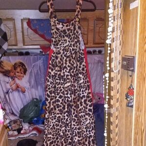 Eesome Brown and Black Animal Print Top